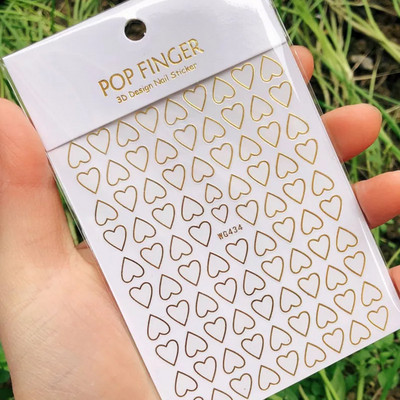 3D Zlatna linija Naljepnice za nokte Naljepnice Mramorna traka s duginim vrtložnim prugama Zimska samoljepljiva naljepnica Pribor za manikuru