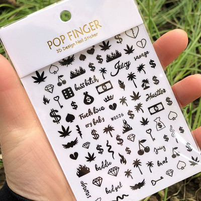 3D Zlatna linija Naljepnice za nokte Naljepnice Mramorna traka s duginim vrtložnim prugama Zimska samoljepljiva naljepnica Pribor za manikuru