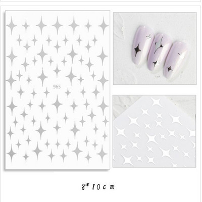 3D Zlatna linija Naljepnice za nokte Naljepnice Mramorna traka s duginim vrtložnim prugama Zimska samoljepljiva naljepnica Pribor za manikuru