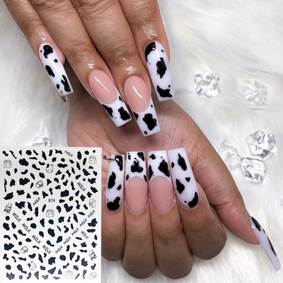 3D Zlatna linija Naljepnice za nokte Naljepnice Mramorna traka s duginim vrtložnim prugama Zimska samoljepljiva naljepnica Pribor za manikuru