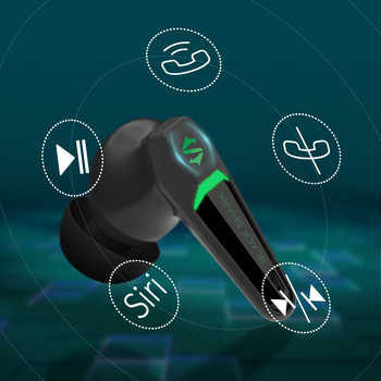Black Shark Lucifer T1 TWS Bluetooth слушалки Безжични Bluetooth 5.2 слушалки Игра и музика Двоен режим 10 мм високоговорител Геймърски слушалки