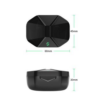 Black Shark Lucifer T1 TWS Ακουστικά Bluetooth Ασύρματο Bluetooth 5.2 Ακουστικά Παιχνίδι και μουσική Διπλή λειτουργία Ηχείων 10mm Ακουστικά παιχνιδιών