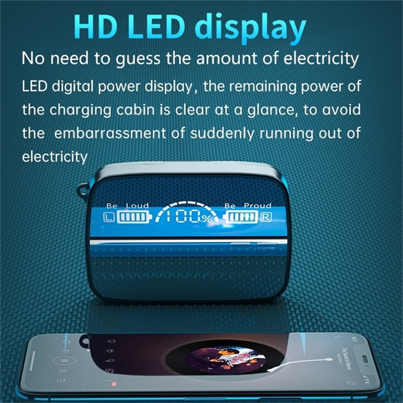 Najnovije bežične Bluetooth 5.0 slušalice TWS slušalice HIFI Mini In-ear Sportske slušalice za trčanje Podrška iOS/Android telefoni HD poziv