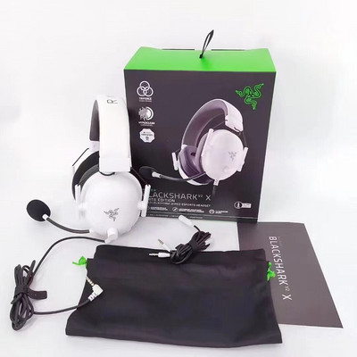 Razer BlackShark V2 X Wired Gaming Headset: 7.1 Surround Sound- Παιχνίδι για PS4, PS5, Nintendo Switch, Xbox