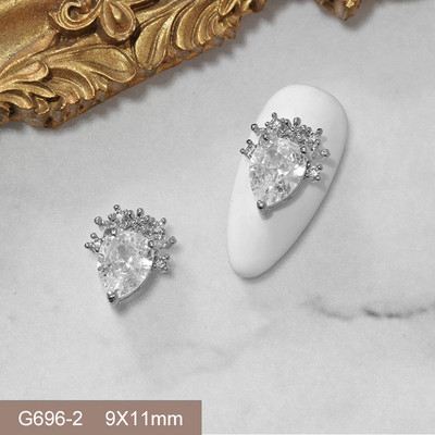 10pcs/lot 3D Star Moon Unicorn Legura Nail Art Cirkon Pearl Crystal Metal Manikura Nokti Accesorios Supplies Decorations Charms