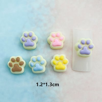 50 db Nyalóka alakú varázslatok akril körmökhöz Gyanta Nail Art Multi-Design Dekorációs szegecsek Ékszer Manikűr Nail Art Drágakövek 2022