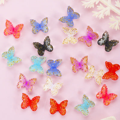 50 db Nyalóka alakú varázslatok akril körmökhöz Gyanta Nail Art Multi-Design Dekorációs szegecsek Ékszer Manikűr Nail Art Drágakövek 2022