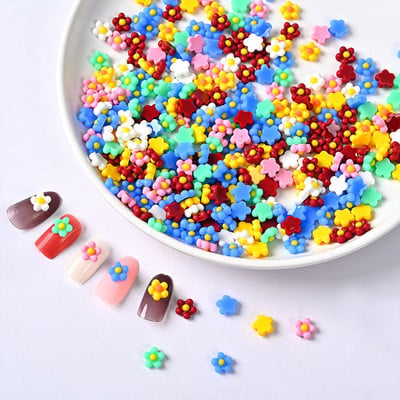 50 db Nyalóka alakú varázslatok akril körmökhöz Gyanta Nail Art Multi-Design Dekorációs szegecsek Ékszer Manikűr Nail Art Drágakövek 2022