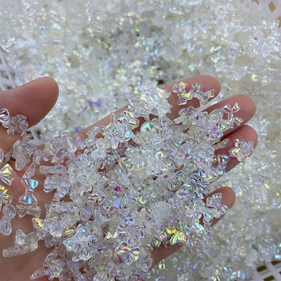 50 db Nyalóka alakú varázslatok akril körmökhöz Gyanta Nail Art Multi-Design Dekorációs szegecsek Ékszer Manikűr Nail Art Drágakövek 2022