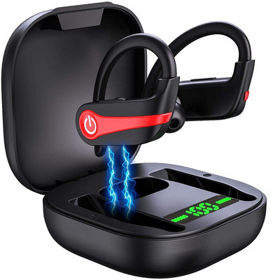 Bluetooth 5.1 bežične slušalice za in-ear, sportske stereo slušalice, slušalice za poništavanje buke s mikrofonom, slušalice s dubokim basom za sport