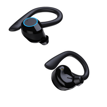 TWS Bluetooth слушалки Сензорно управление Безжични слушалки с микрофон Спортни водоустойчиви безжични слушалки 9D стерео слушалки