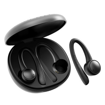 GDLYL Спортни безжични слушалки Bluetooth слушалки Кука за уши с микрофон Водоустойчиви стерео слушалки с шумопотискане