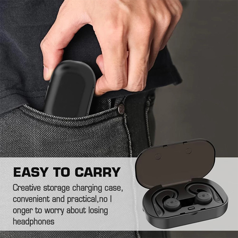 Bluetooth slušalice Prave bežične slušalice s kućištem za punjenje IPX7 Vodootporne slušalice za stereo zvuk Ugrađeni mikrofon Slušalice za uši