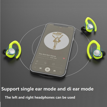 TWS Ασύρματα ακουστικά Bluetooth Ακουστικά Ακύρωση θορύβου Αθλητικά αδιάβροχα ακουστικά 9D Stereo ασύρματα ακουστικά με μικρόφωνο
