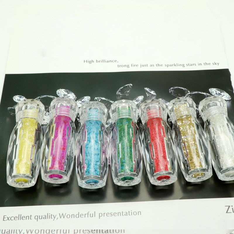 1 bočica Mini kavijar perle Kristalni sitni kamenčići Staklena mikro perla za nokte DIY Šarene 3D svjetlucave dekoracije za nokte