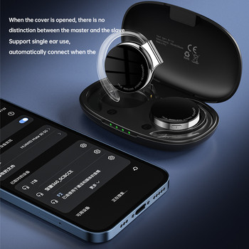 Νέα ακουστικά TWS 5.2 Bluetooth Φώτα νυχτερινής λειτουργίας Ασύρματα ακουστικά ακουστικών Αθλητικά Στερεοφωνικά ακουστικά Ακουστικά Ακουστικά Ακουστικά Ακύρωση θορύβου Άνετα