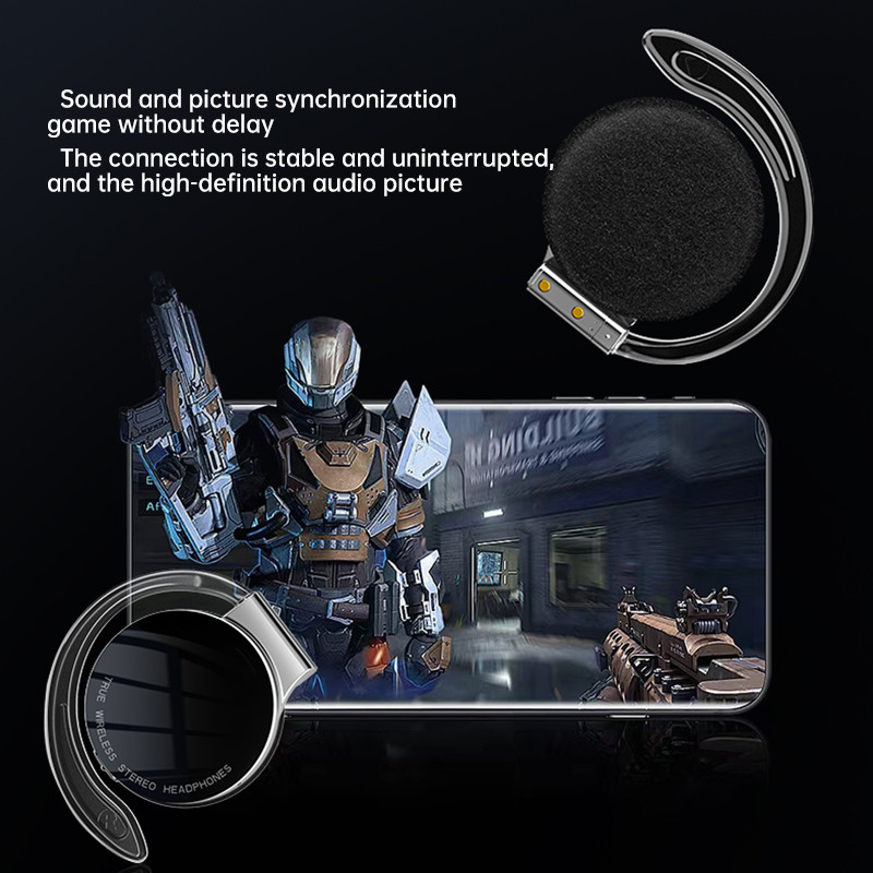 Nove TWS 5.2 Bluetooth slušalice Svjetla za noćnu vožnju Bežične slušalice s umetcima za uši Sportske stereo slušalice s poništavanjem buke Udobne