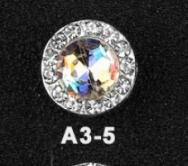 10 bucăți 3D, rotund, decorare pentru unghii din cristal, placat cu aur, argint, cu strasuri, cu sclipici, decor pentru unghii, cu rotație de rotire