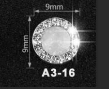10 bucăți 3D, rotund, decorare pentru unghii din cristal, placat cu aur, argint, cu strasuri, cu sclipici, decor pentru unghii, cu rotație de rotire