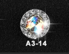 10 bucăți 3D, rotund, decorare pentru unghii din cristal, placat cu aur, argint, cu strasuri, cu sclipici, decor pentru unghii, cu rotație de rotire