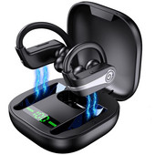 TWS Bluetooth 5.1 slušalice Bežične slušalice s mikrofonom 9D Stereo Gaming Sport Vodootporne slušalice Slušalice Led Punjač Kutija