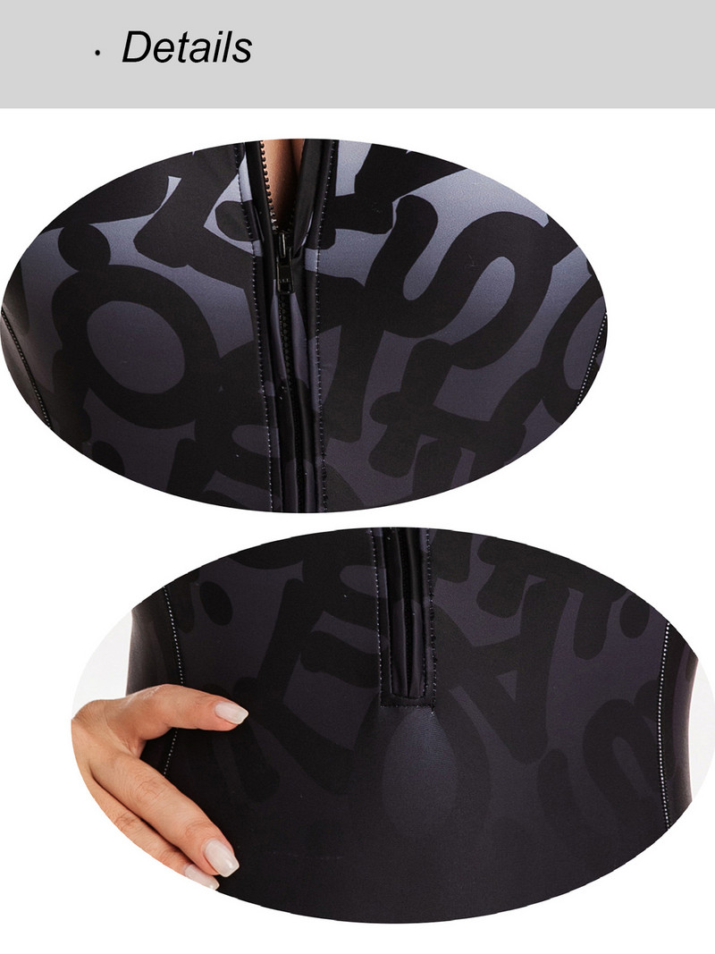 Riseado ženski kupaći kostim Jednodijelni kupaći kostim bez rukava za surfanje Rash Guard Ženski kupaći kostimi Natjecateljski Rashguard Novo