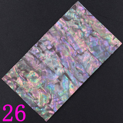 1 db 4x7 cm-es csillogó lézeres holografikus hajlítható Soft Shell balone nagy szelet ragasztós körömdíszítő fólia matricák matricák manikűr varázslatok