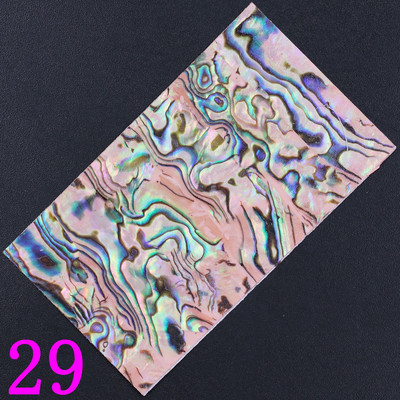 1 db 4x7 cm-es csillogó lézeres holografikus hajlítható Soft Shell balone nagy szelet ragasztós körömdíszítő fólia matricák matricák manikűr varázslatok