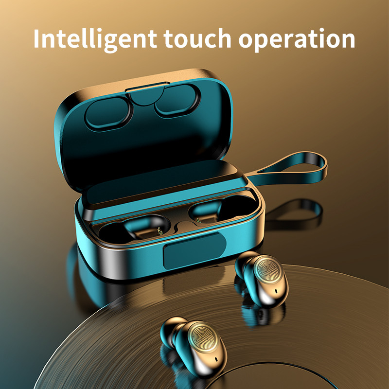 TWS Bluetooth slušalice Umeci za uši 3500mAh ogledalo LED zaslon velikog kapaciteta Kutija za punjenje Upravljanje dodirom Bežične slušalice za u uho