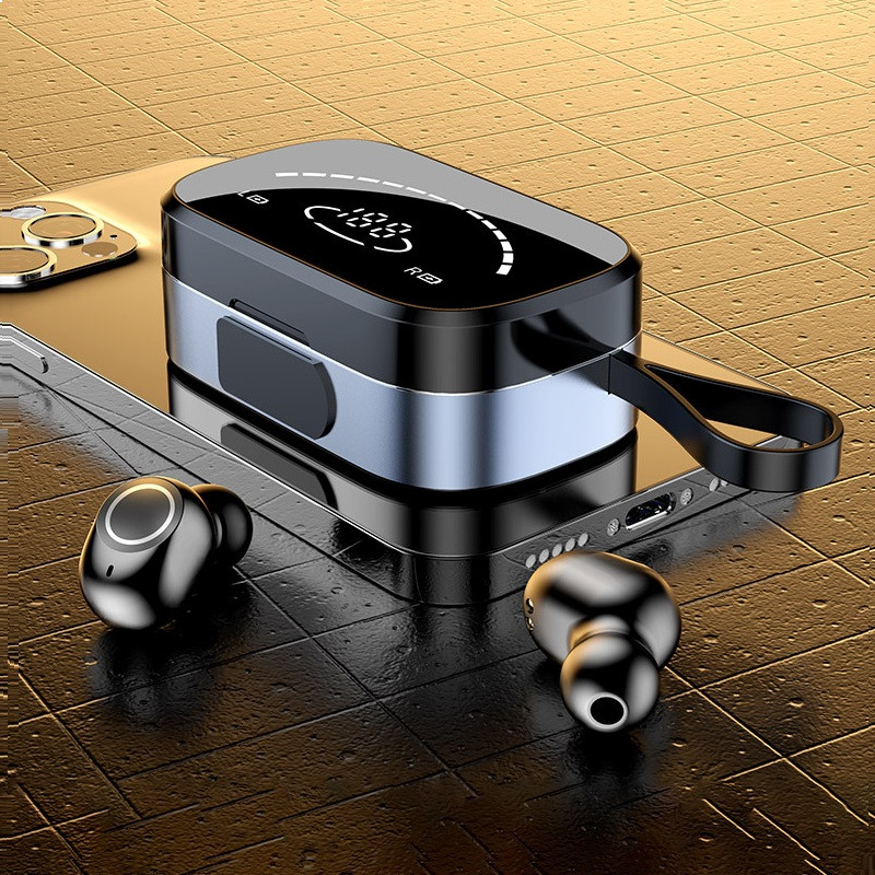 TWS Bluetooth slušalice Umeci za uši 3500mAh ogledalo LED zaslon velikog kapaciteta Kutija za punjenje Upravljanje dodirom Bežične slušalice za u uho