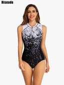 Riseado Sport jednodijelni kupaći kostim Ženski kupaći kostim za surfanje 2023. za žene Rashguard kupaći kostim bez rukava Natjecateljska odjeća za plažu