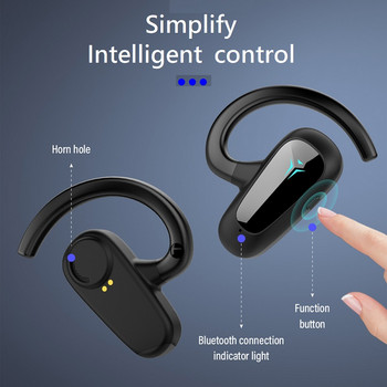 Ακουστικά Air Conduction Bluetooth Ασύρματα Αδιάβροχα Άνετα Φορέστε Ανοιχτό Γάντζο Αυτιών Ελαφρύ Βάρος Όχι Αθλητικά Ακουστικά μέσα στο αυτί