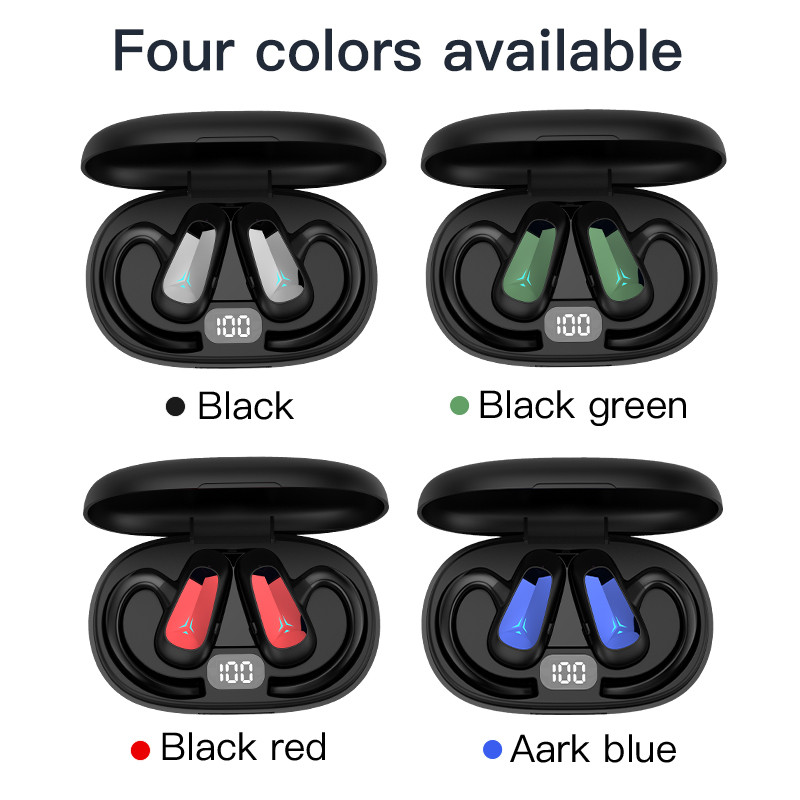 Ακουστικά Air Conduction Bluetooth Ασύρματα Αδιάβροχα Άνετα Φορέστε Ανοιχτό Γάντζο Αυτιών Ελαφρύ Βάρος Όχι Αθλητικά Ακουστικά μέσα στο αυτί