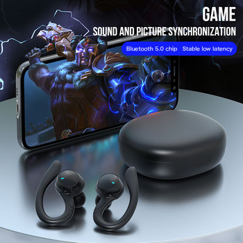 Безжични слушалки Bluetooth-съвместими слушалки Водоустойчиви слушалки Спортни слушалки за Huawei IPhone Oppo Xiaomi TWS Music