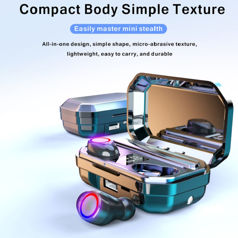 Nove TWS bežične slušalice Bluetooth slušalice Sportske slušalice Gaming slušalice Prijenosni LED zaslon s bankom napajanja fone de ouvido