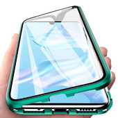 Μεταλλική μαγνητική θήκη για Huawei P30 P20 P40 Lite Mate 20 Γυάλινη θήκη διπλής όψης For Honor 50 30 20 60 80 70 Pro Lite 9X 8X Coque