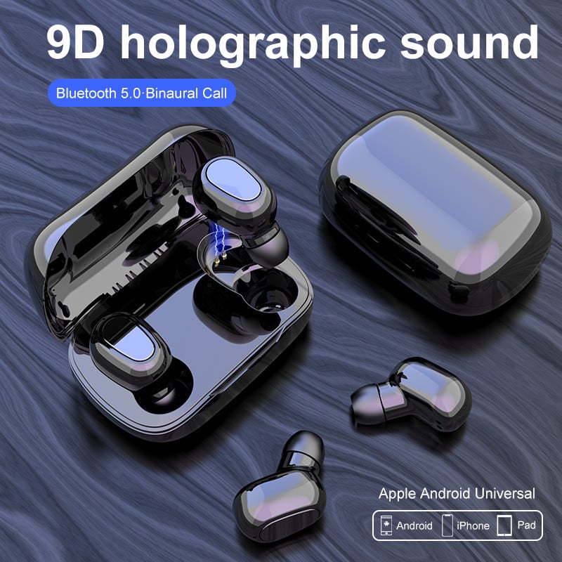 GDLYL TWS kõrvaklapid Juhtmevabad Bluetooth-kõrvaklapid Bluetoothi fone de ouvido V5.0 kulaklık наушники 3D stereoheliga kõrvaklapid mikrofoniga