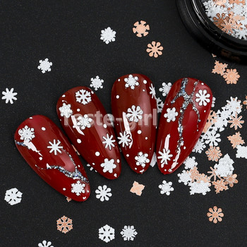 Смесете форми Коледни метални декорации за нокти Декорации от фолио Декали за парчета нокти Буква Преса върху изкуствени нокти Аксесоари Комплект инструменти за маникюр