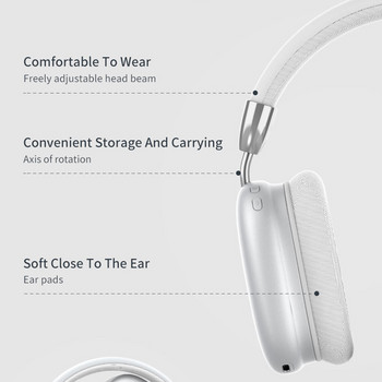 GURSUN E96 Слушалки Bluetooth слушалки 5.1 безжични HiF стерео сгъваеми слушалки с микрофон шумопотискане Тип-C