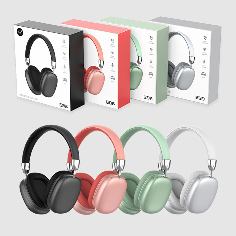 GURSUN E96 Слушалки Bluetooth слушалки 5.1 безжични HiF стерео сгъваеми слушалки с микрофон шумопотискане Тип-C