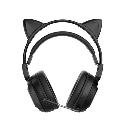 2023. gada Bluetooth austiņas Brieža ausis spēļu austiņas Spēlētājs ar mikrofonu datoram ar RGB gaismu draudzenei