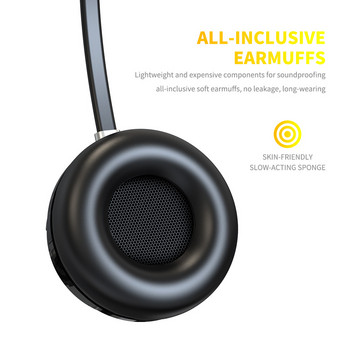 YX01 ασύρματα ακουστικά bluetooth ακουστικά για παιχνίδια με ακύρωση θορύβου για ακουστικά πάνω από το αυτί hifi