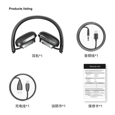 Ασύρματα ακουστικά Bluetooth Ασύρματα ακουστικά με Mic Gaming Headset Stereo 3,5mm βύσμα