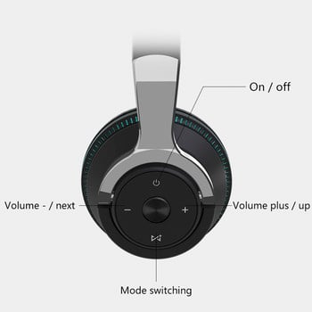 H2 Безжични Bluetooth слушалки Over-ear Слушалки TF карта Музикални слушалки Дълбок бас HIFI Стерео геймърски слушалки Контрол на звука