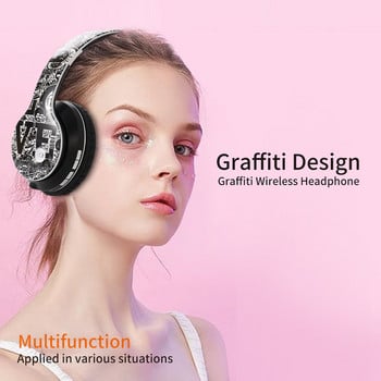 2021 Νέα ασύρματα ακουστικά Bluetooth Ακουστικά πτυσσόμενα στερεοφωνικά ακουστικά gaming ακουστικά με μικρόφωνο για υπολογιστή