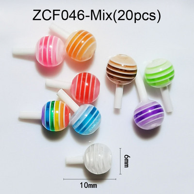 Kawaii 20db Nail Charms Kawaii Pink Cartoon Donut Ice Cream Bear/Candy/Nallipop kevert gyanta akril barkácsolás körömdíszítéshez