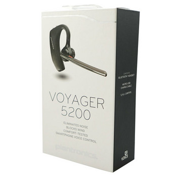 Нови Plantronics Voyager 5200 Bluetooth безжични слушалки с шумопотискане на бизнес слушалки, активиран софтуер Windsmart технология