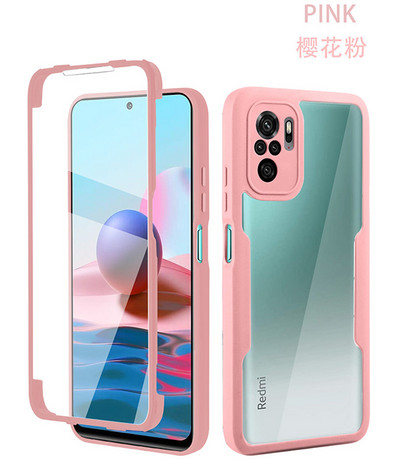 360 täiskaitsega kahepoolne TPU ümbris Xiaomi 11T Redmi Note 10 11 9 9T 9S 9A 9C K40 põrutuskindel kate POCO M3 X3 Pro jaoks