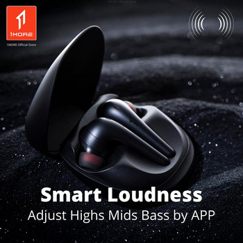1MORE AERO Безжични Bluetooth 5.2 слушалки 360° пространствено аудио 42dB хибридни ANC шумопотискащи слушалки Smart Loudness Tws