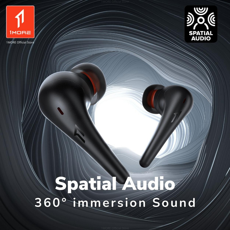 1ΠΕΡΙΣΣΟΤΕΡΑ AERO ασύρματα Bluetooth 5.2 ακουστικά 360° Χωρικός ήχος 42dB Hybrid ANC Ακύρωση θορύβου Ακουστικά Smart Loudness Tws